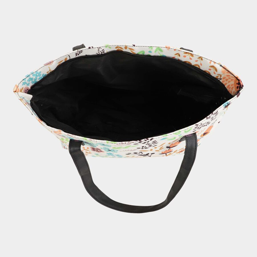 White Fabric-Polyester Bag, , large image number null