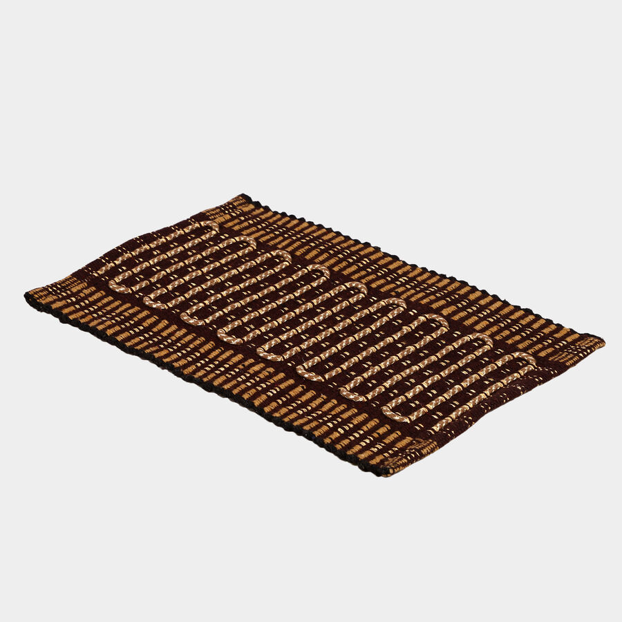 Brown Cotton Blend Rugs, , large image number null