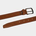 Men's Brown Polyurethane Casual Belt, , small image number null
