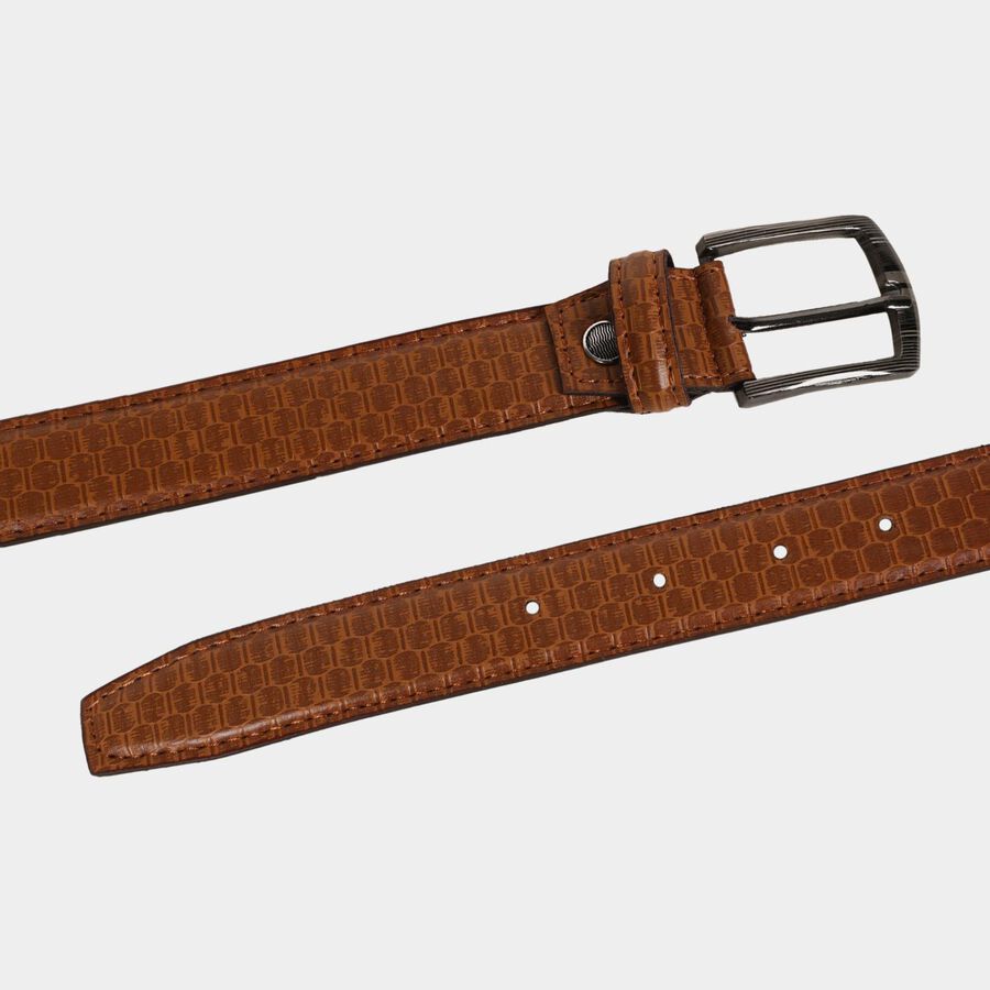 Men's Brown Polyurethane Casual Belt, , large image number null