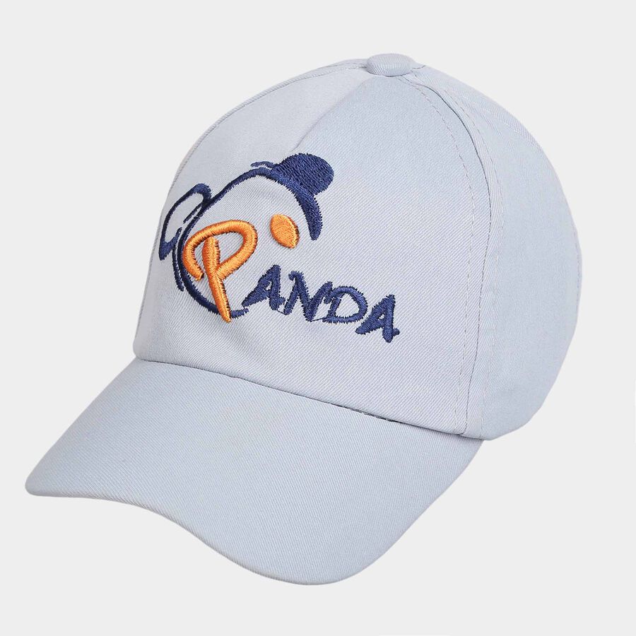 Kids' Grey Canvas Cap, , large image number null