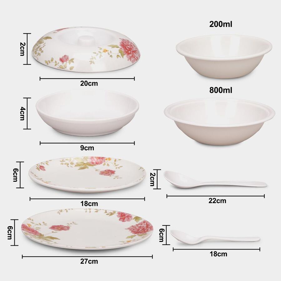 Melamine Dinner Set of 40, , large image number null
