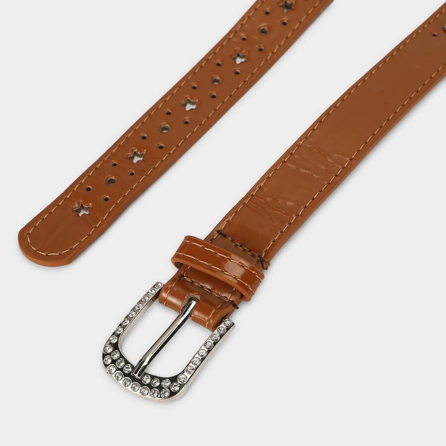 Woman's Brown Belt, , large