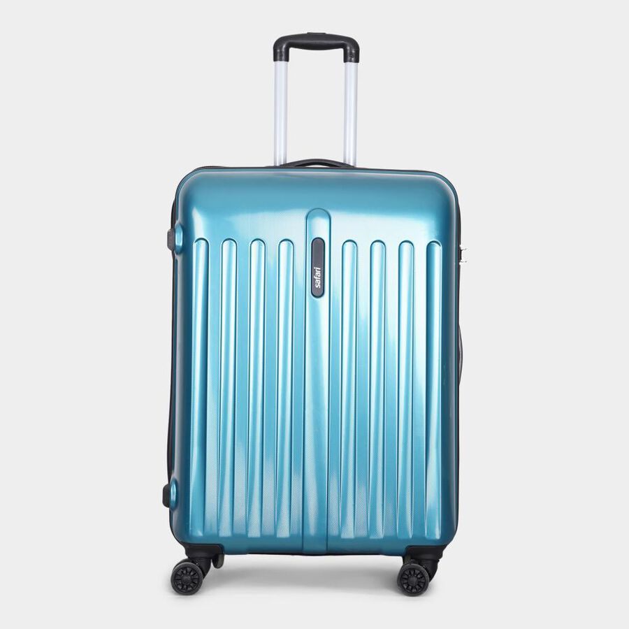 8-Wheel Light Blue Polypropylene Hard Case Trolley, Large, , large image number null