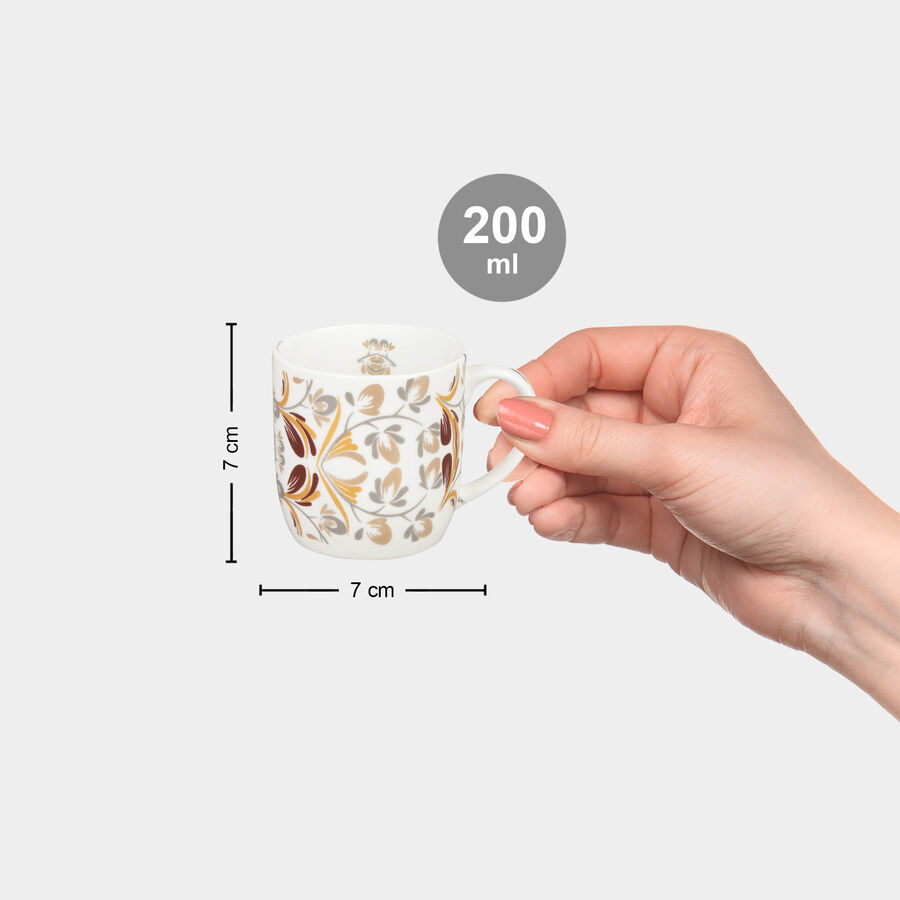 200 ml Stoneware Mug Set of 6, , large image number null