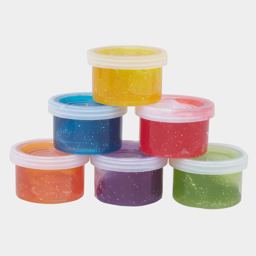 Kid's Sparkling Slime,6 Shades, , large image number null