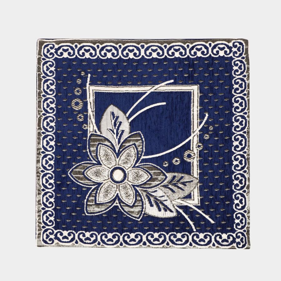 Blue Microfiber Cushion Cover, , large image number null