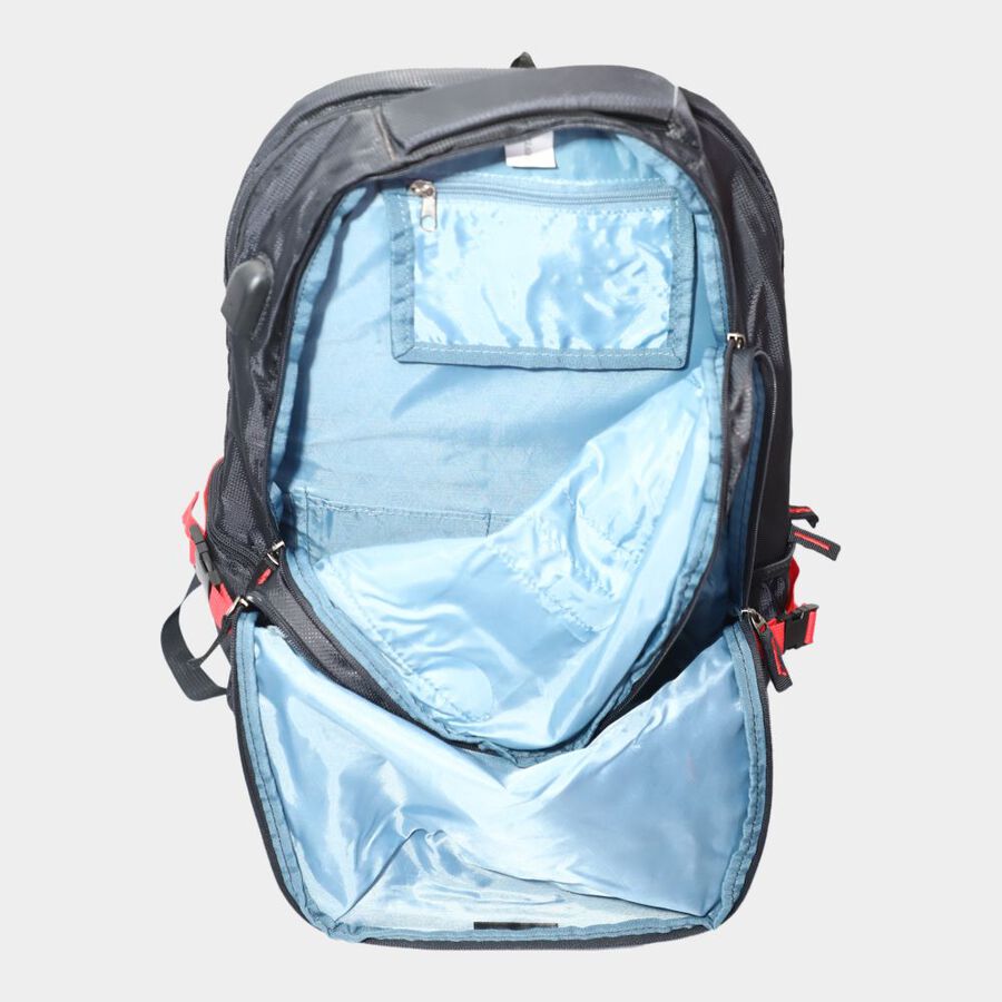 Black Backpack with Laptop Sleeves, 34 L, , large image number null