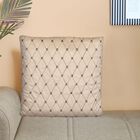 Beige Velvet Cushion Cover, , small image number null
