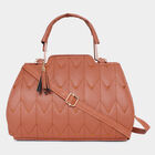 Women Embroidered Tan Handbag, , small image number null