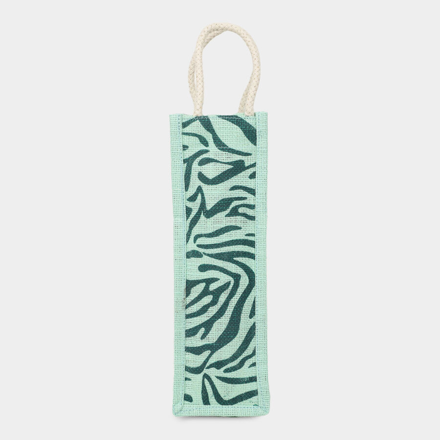 Blue Jute Bottle Bag, , large image number null