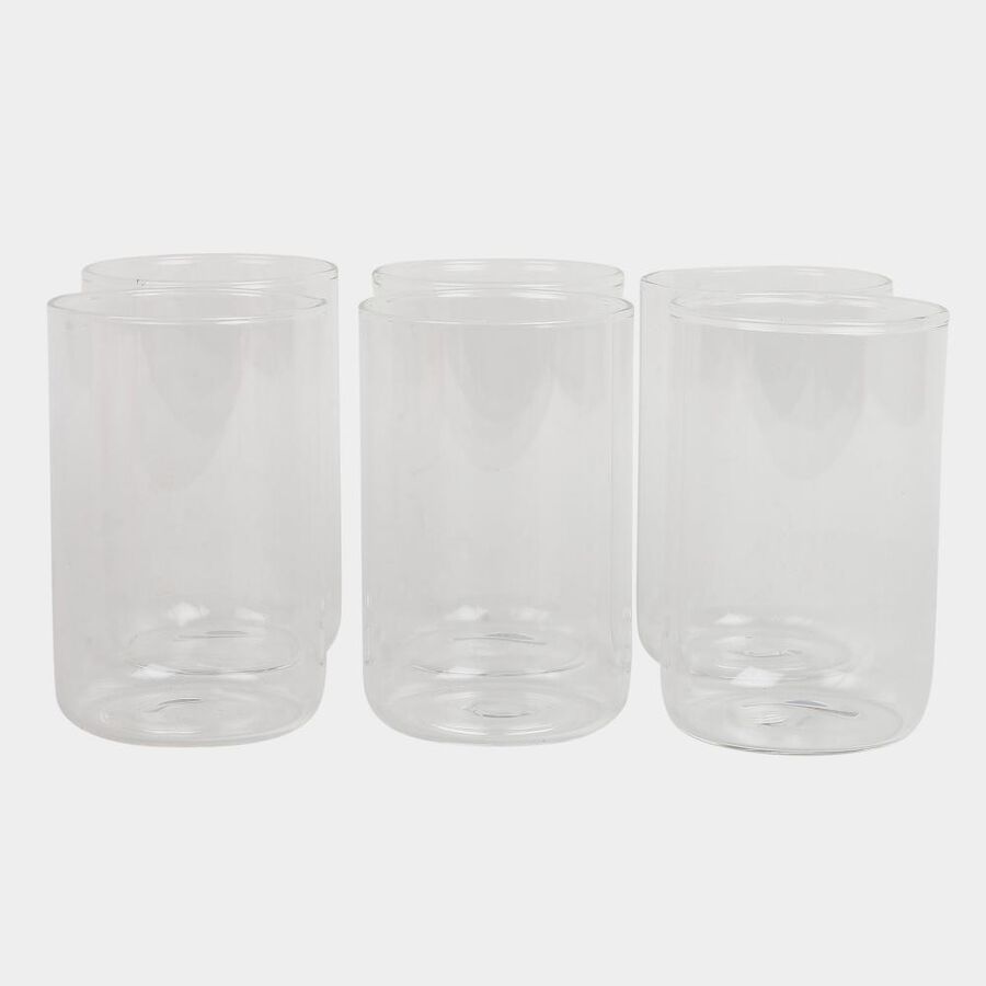315 ml Glass Tumbler Set of 6, , large image number null
