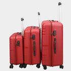 8-Wheel Red PVC Matee Hard Case Trolley, Small + Medium + Large, , small image number null