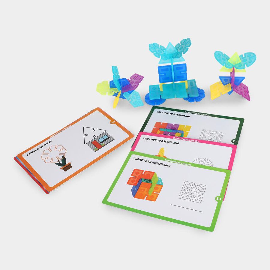 IQube Buildeflakes Blocks Set, , large image number null