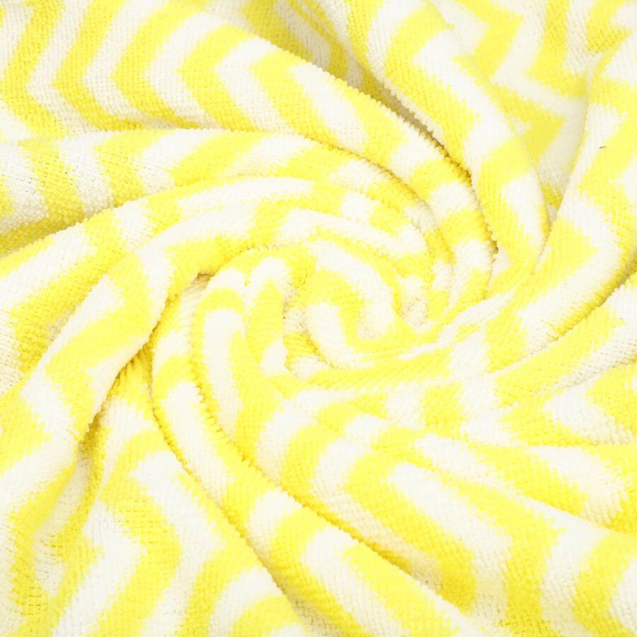 155 GSM Yellow Microfiber Bath Towel, , large image number null