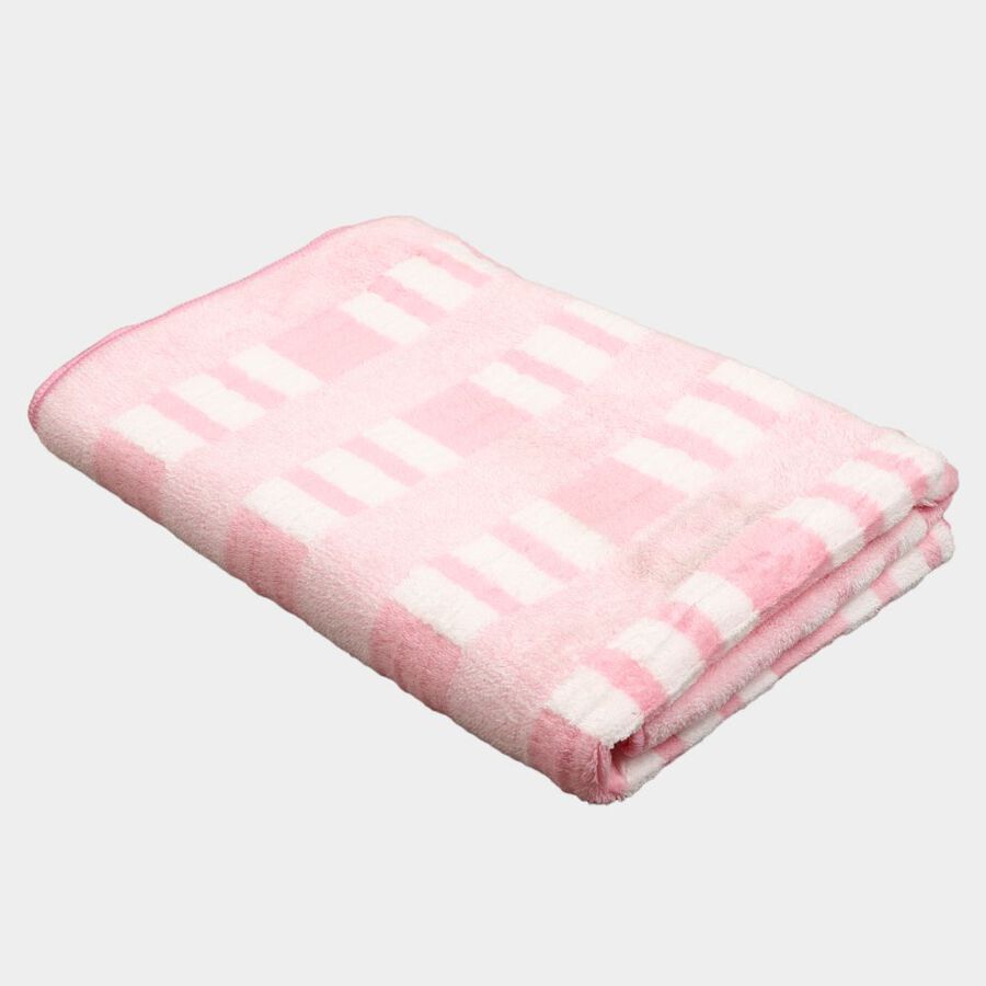 280 GSM Pink Microfiber Bath Towel, , large