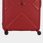 8-Wheel Maroon Polypropylene Hard Case Trolley, Medium, , small image number null