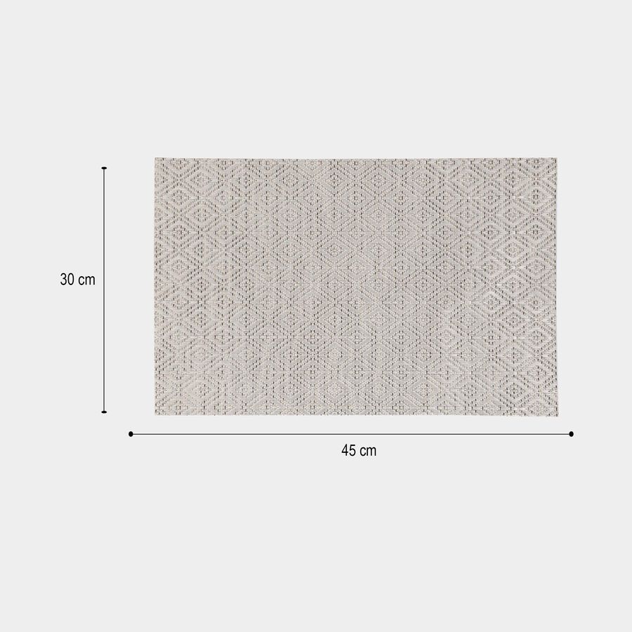 Cream PVC Coaster, , large image number null