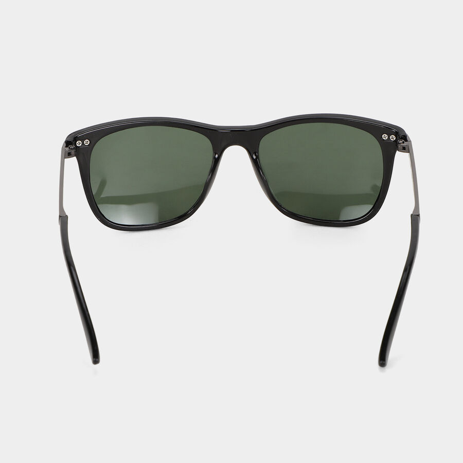 Men's Black Plastic Sunglasses, , large