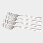 Set of 4 Stainless Steel Dessert Forks, , small image number null