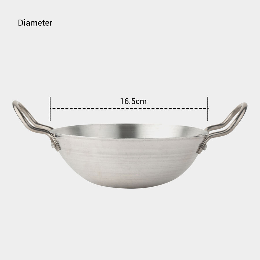 Aluminium Kadhai - 6.5 in. (0.45L), , large image number null