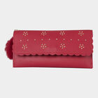 Women's Red Polyurethane Hand Pouch, , small image number null