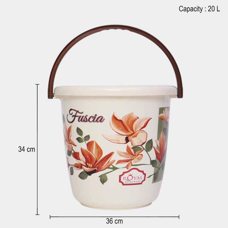 20 L Plastic Bucket, , large image number null