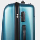 8-Wheel Light Blue Polypropylene Hard Case Trolley, Medium, , small image number null