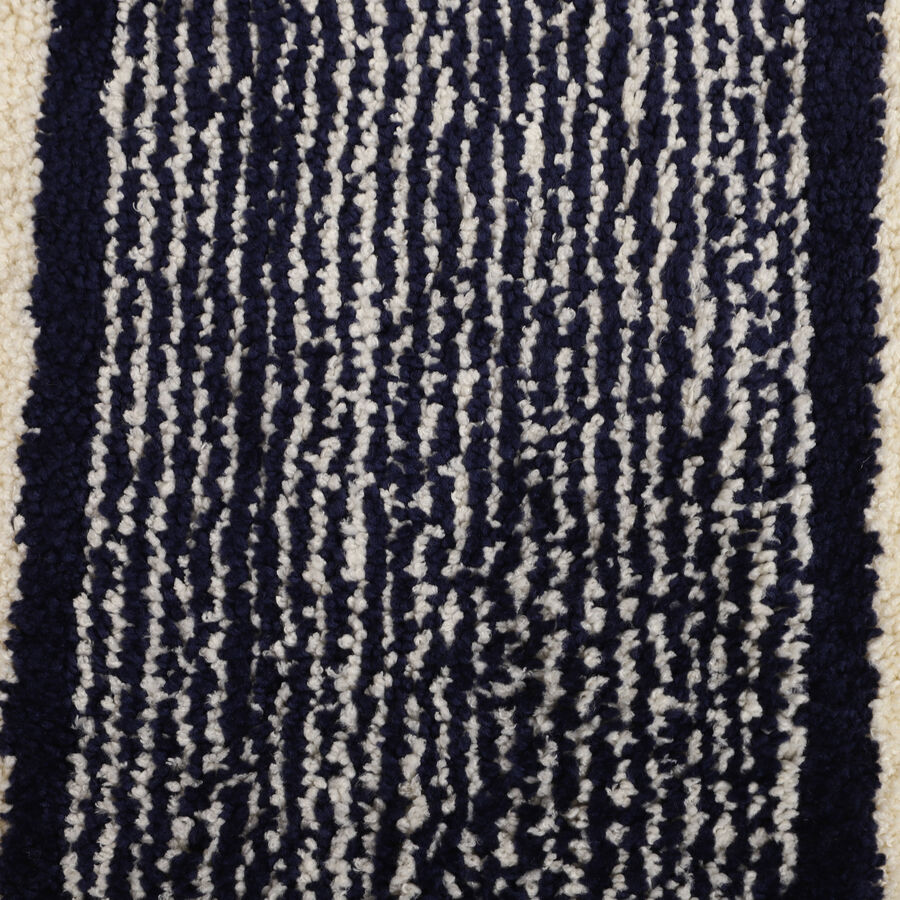 Anti-Skid Blue Polyester Door Mat, , large image number null
