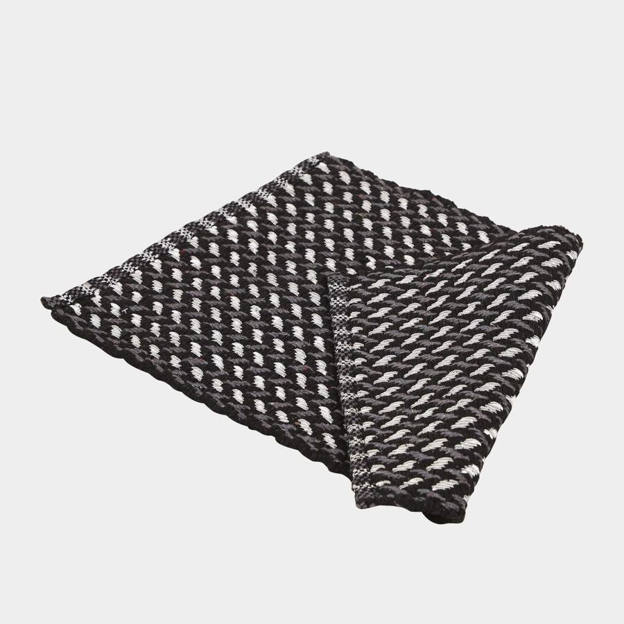 Grey Cotton Blend Rugs, , large image number null