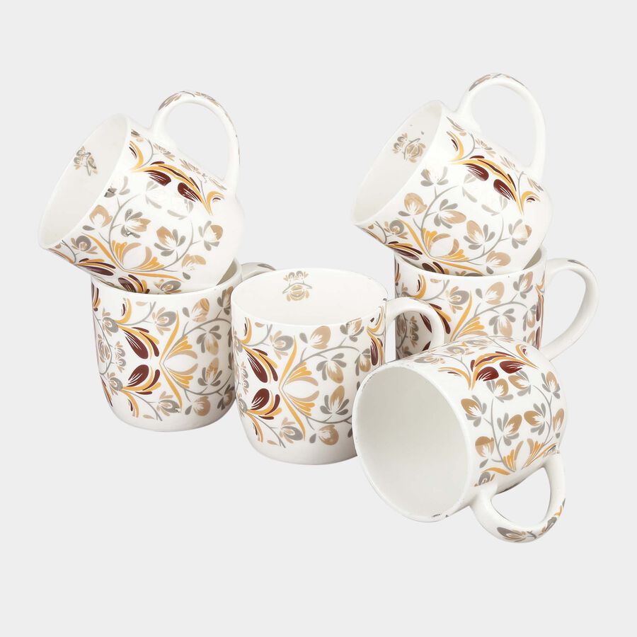 200 ml Stoneware Mug Set of 6, , large image number null
