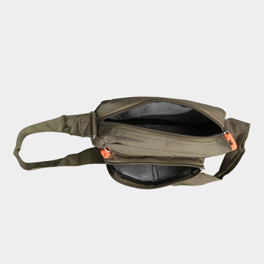 Men's Polyurethane Sling Bag, , large image number null