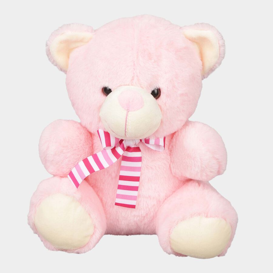 Pink Teddy Bear With Striped, , large image number null