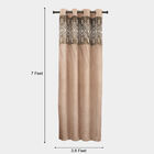 7 ft. Brown Polyester Curtain, , small image number null