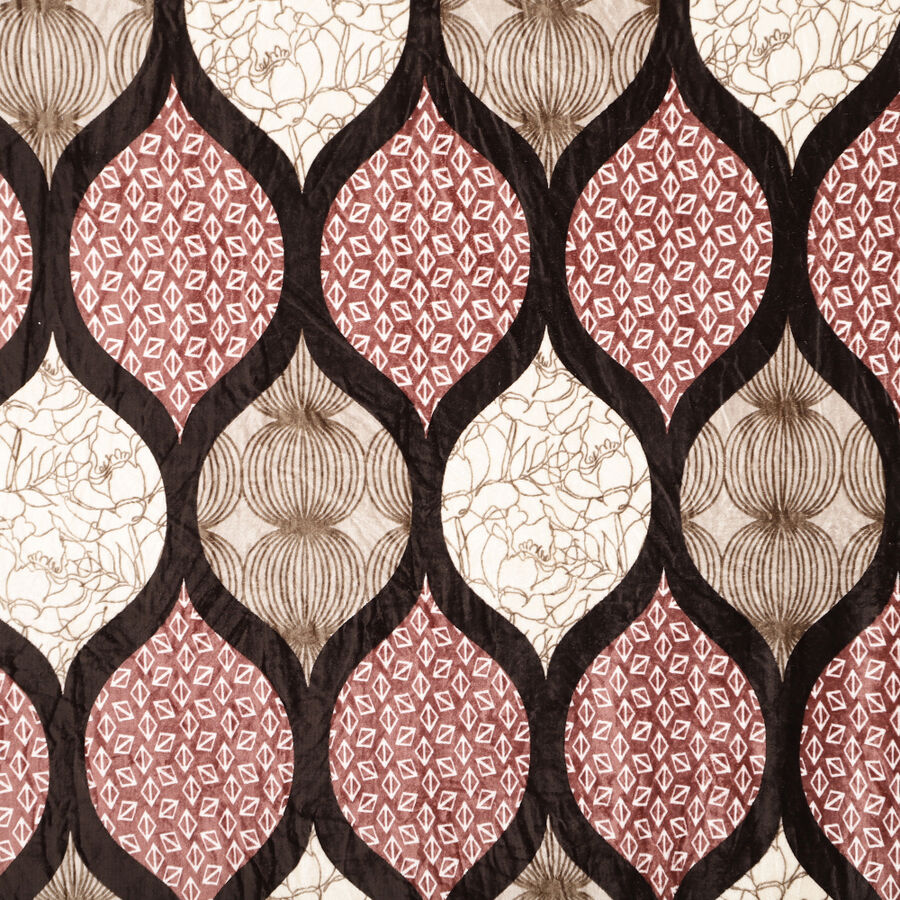 Maroon Microfiber Blanket, , large image number null