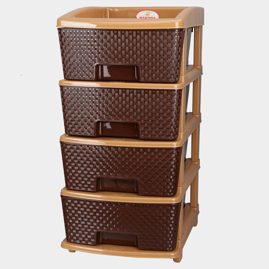 4-Tier Plastic Multi-Drawer Organizer, , large image number null