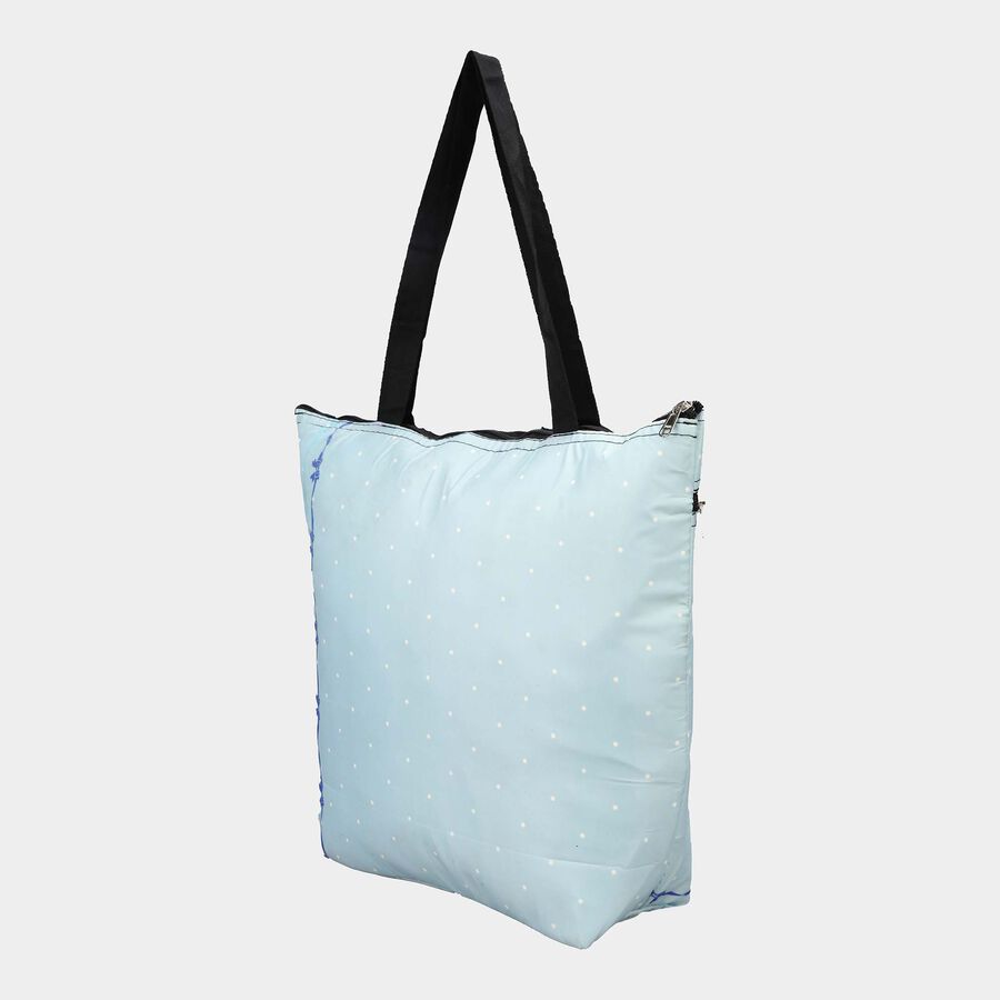 Women's Blue Fabric Tote Bag, , large image number null