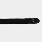 Women's Black Nylon And Polyester Belt, , small image number null
