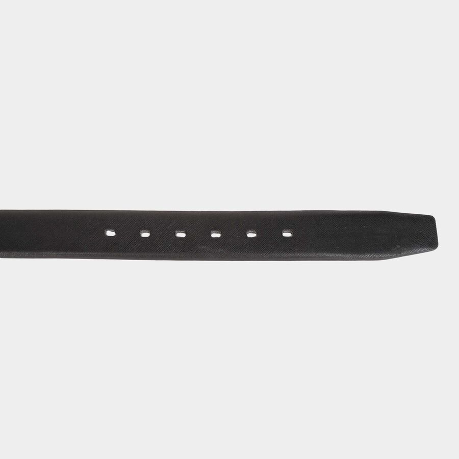 Men's Black Polyurethane Casual Belt, , large image number null