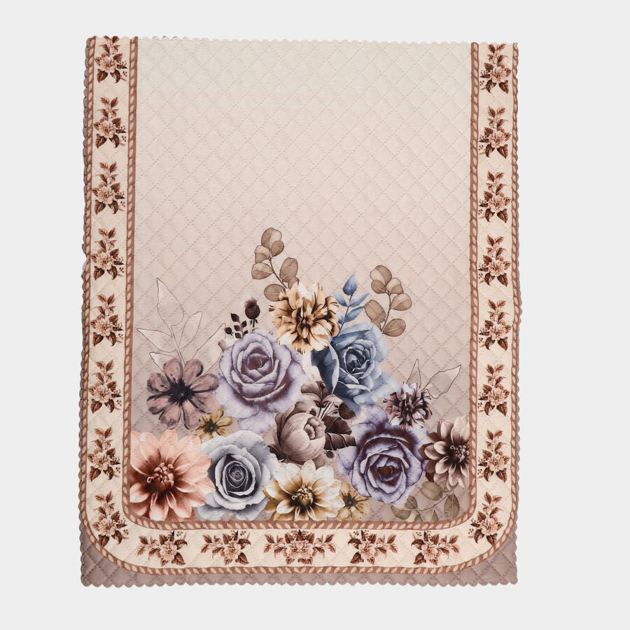 Beige Polyester Sofa Cover, , large