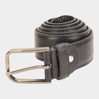 Men's Black Polyurethane Formal Belt, , small image number null