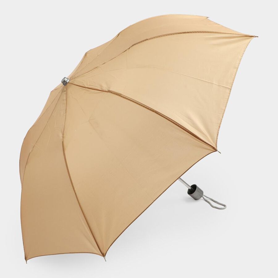 Men's Beige Polyester Umbrella, , large