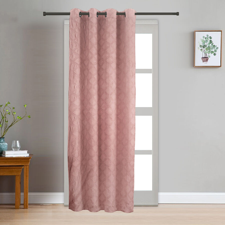7 ft. Pink Polyester Curtain, , large image number null
