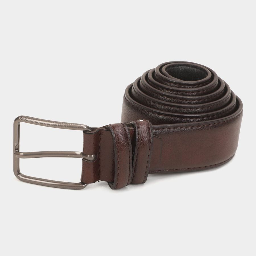 Men's Brown Polyurethane Casual Belt, , large image number null