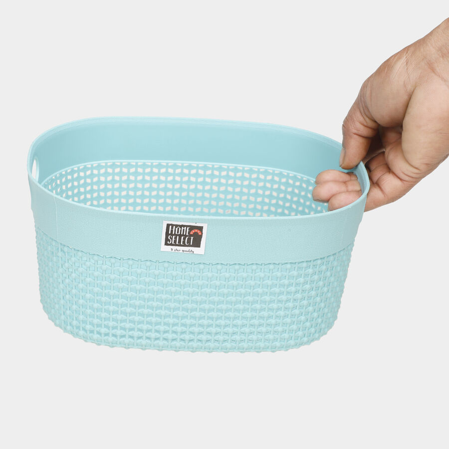 Light Green Plastic Basket, , large image number null