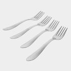 Set of 4 Steel Tea Forks, , small image number null