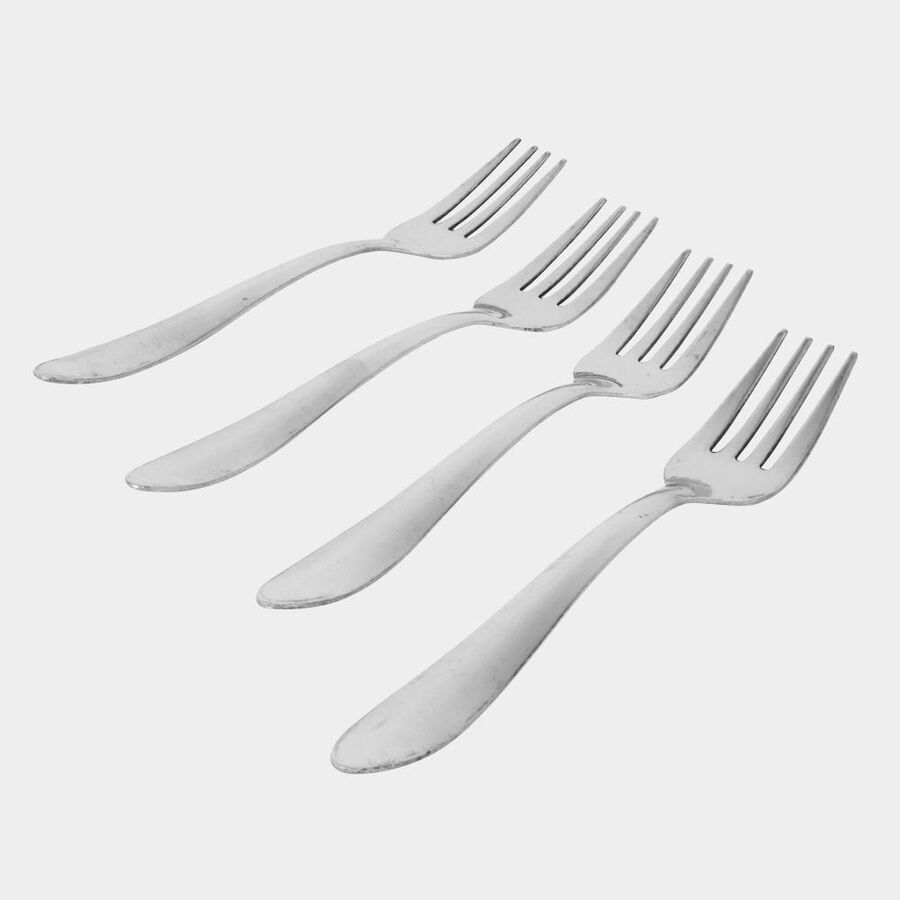 Set of 4 Steel Tea Forks, , large image number null