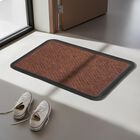 Anti-SKId Brown Rubber Door Mat, , small image number null