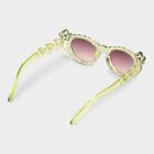 Kid's Plastic Clear Glass Cat Eye/Butterfly Sunglasses, , small image number null