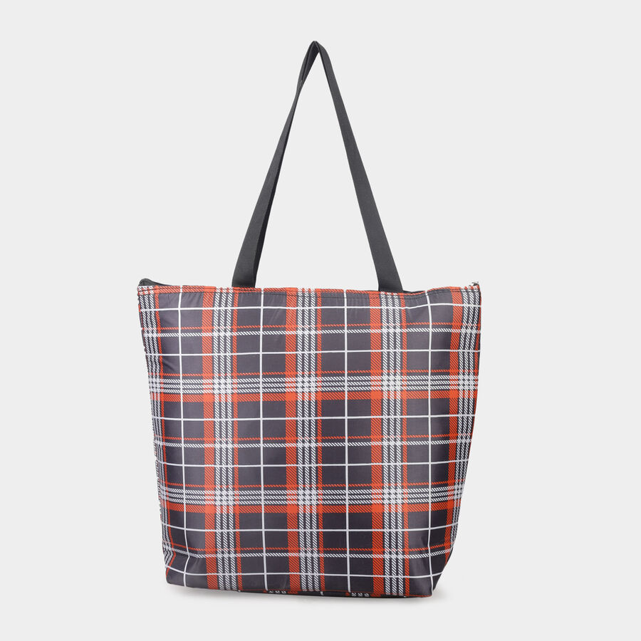 Women's Printed Microfiber Shopping Bag, Medium, , large image number null